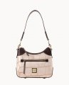 Dooney Denison Small Hobo Taupe ID-j059o7lf