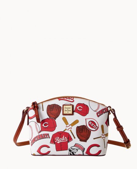 Dooney MLB Reds Suki Crossbody REDS ID-hfiMrbUV - Click Image to Close