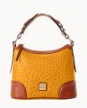 Dooney Ostrich Hobo Mustard ID-m9Q1gicX