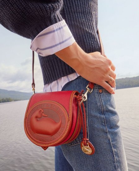 Dooney All Weather Leather 2 Duck Bag Caramel ID-V2z0ruMl - Click Image to Close