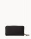 Dooney Saffiano Large Zip Around Black Black ID-jpEwzr4a