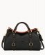 Dooney Florentine Large Satchel Black ID-V3s8FduB