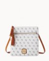 Dooney Gretta Double Zip Tassel Crossbody Bone ID-Kp1tu2li