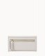 Dooney Saffiano Continental Clutch Ecru ID-FupHzEBH