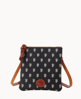 Dooney MLB Giants Small North South Top Zip Crossbody Giants ID-9CK5djP2