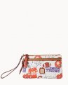 Dooney Collegiate Clemson Double Zip Wristlet Clemson University ID-VNsJNniR