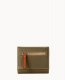 Dooney Pebble Grain Small Flap Credit Card Wallet Olive ID-ufakwRDz