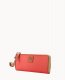 Dooney Pebble Grain Zip Clutch Wristlet Geranium ID-IGVJ6dNE