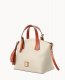 Dooney Pebble Grain Trina Satchel Bone ID-0w3167Dn