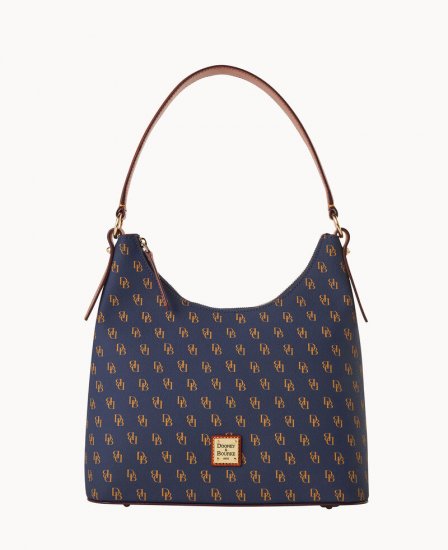 Dooney Gretta Hobo Navy ID-RwRaXdGZ - Click Image to Close