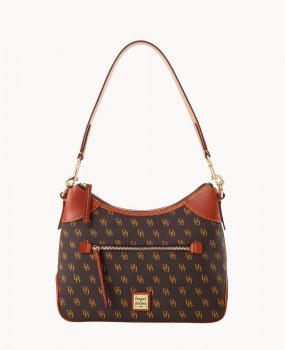 Dooney Gretta Hobo Brown Tmoro ID-l2lAxkbW