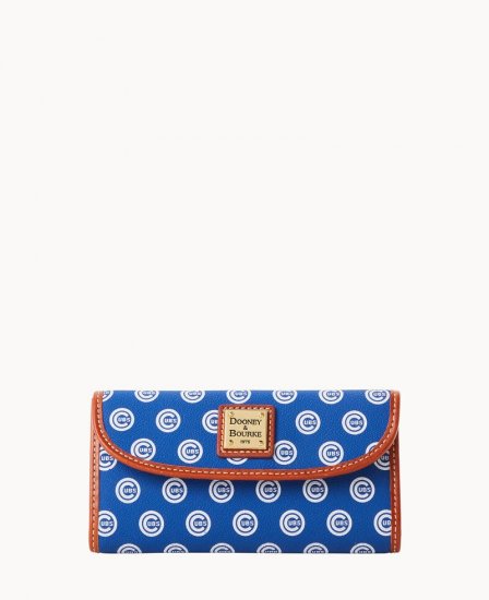 Dooney MLB Cubs Continental Clutch CUBS ID-ptosqXHI - Click Image to Close