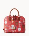 Dooney MLB Angels Zip Zip Satchel Angels ID-DrcIwNOy