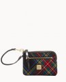 Dooney Tartan Zip Around Wristlet Black ID-EPMU7CGt