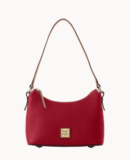 Dooney Pebble Grain Baguette Wine ID-W0tAu07r - Click Image to Close