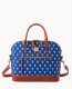 Dooney MLB Rangers Domed Zip Satchel RANGERS ID-zmfuhfmK