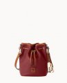 Dooney Pebble Grain Small Drawstring Wine ID-5jgaDofT