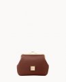 Dooney Saffiano Large Framed Purse Amber ID-v1I1675p