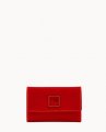 Dooney Florentine Flap Wallet Red ID-PoJ5AZ8Z