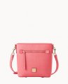 Dooney Saffiano Small Zip Crossbody Bubble Gum ID-UYkyAdzc