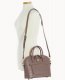 Dooney Saffiano Domed Zip Satchel Taupe ID-GCTDRPVr