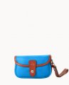 Dooney Oncour Twist Flap Wristlet French Blue ID-VzyUfPRB