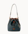 Dooney Pebble Grain Drawstring Forest ID-95YCnmMW