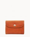 Dooney Alto Removable Credit Card Wallet Saddle ID-J4c1u189