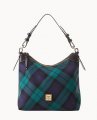 Dooney Tartan Large Erica Navy ID-XXYKOrcK