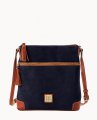 Dooney Suede Tassel Crossbody Navy ID-Fd8ezbKu