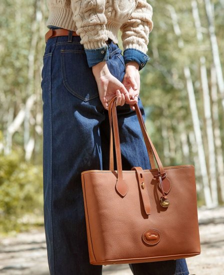 Dooney All Weather Leather 3.0 Tote 36 Chamois ID-8hB748Bf - Click Image to Close