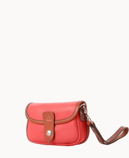 Dooney Oncour Twist Flap Wristlet Persimmon ID-dNVSaL3C - Click Image to Close