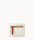 Dooney Pebble Grain Small Flap Credit Card Wallet White ID-xLolOzX2