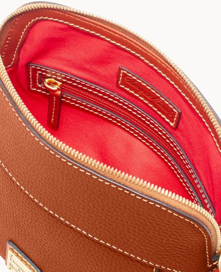 Dooney Pebble Grain Cameron Crossbody Caramel ID-RliH0rrP - Click Image to Close