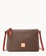 Dooney Pebble Grain Crossbody Pouchette Elephant ID-660Tawgc