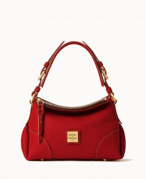 Dooney Florentine Hobo 26 Red ID-zqf9L5sE