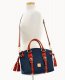 Dooney Pebble Grain Bristol Satchel Midnight Blue ID-oPsJwjYY