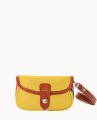 Dooney Oncour Elba Flap Wristlet Melon ID-fS4uvuNE