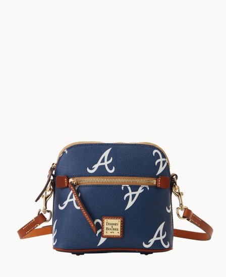 Dooney MLB Braves Domed Crossbody Braves ID-hbiBrnSW - Click Image to Close