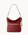 Dooney Pebble Grain Large Sac Wine ID-BSh1qwyw