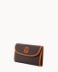 Dooney Pebble Grain Continental Clutch Brown Tmoro ID-YlAd5izC