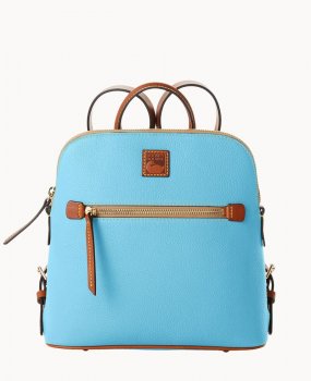 Dooney Pebble Grain Backpack Sky Blue ID-ANW7uxVV