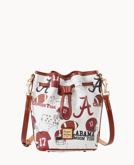 Dooney Collegiate University of Alabama Small Drawstring U OF ALABAMA ID-eKSUv3wQ - Click Image to Close