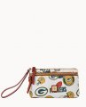 Dooney NFL Packers Double Zip Wristlet Green Bay Packers ID-2ZAYWsG0