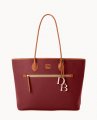 Dooney Pebble Grain Large Tote Wine ID-wVceulzS