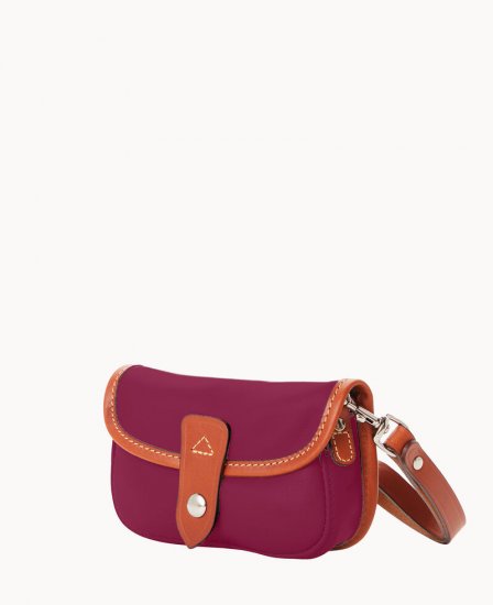 Dooney Oncour Elba Flap Wristlet Fuchsia ID-erMQ5xbi - Click Image to Close