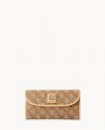 Dooney Maritime Continental Clutch Brown ID-Ue8dRXG7