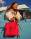 Dooney Nylon Flap Backpack Red ID-6pGdyTHe