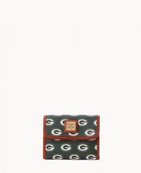 Dooney NFL Packers Flap Credit Card Wallet PACKERS ID-KwxyraX9