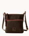 Dooney Florentine Letter Carrier Brown Tmoro ID-bMZWTEka